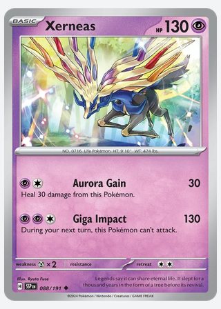 Xerneas — catalogusbeeld