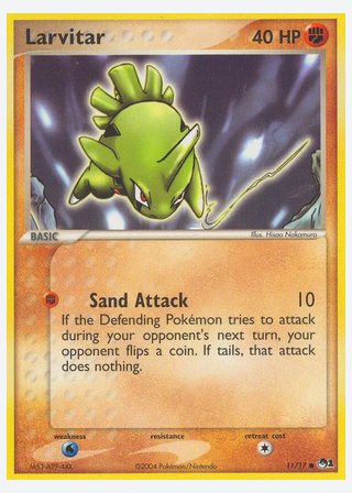 Larvitar — catalogusbeeld