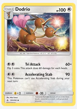 Dodrio — catalogusbeeld