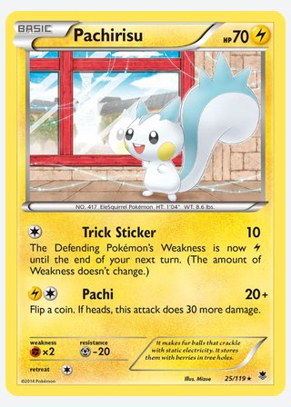 Pachirisu — catalogusbeeld
