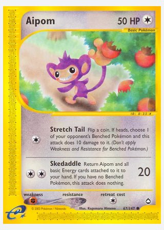Aipom — catalogusbeeld