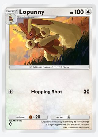 Lopunny — catalogusbeeld