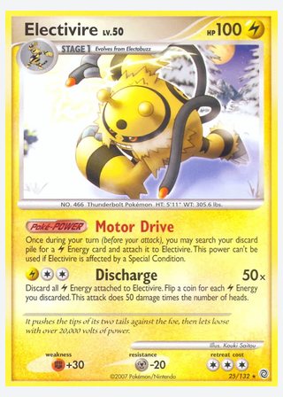 Electivire — catalogusbeeld