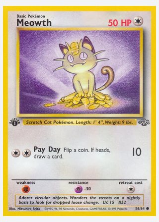 Meowth — catalogusbeeld