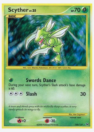 Scyther — catalogusbeeld