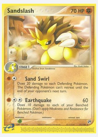 Sandslash — catalogusbeeld