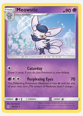 Meowstic — catalogusbeeld