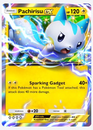 Pachirisu ex — catalogusbeeld
