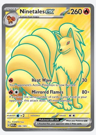 Ninetales ex — catalogusbeeld