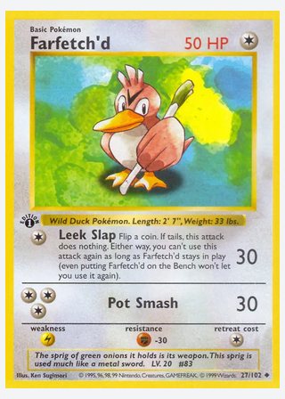 Farfetch'd — catalogusbeeld
