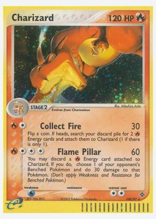 Charizard — catalogusbeeld