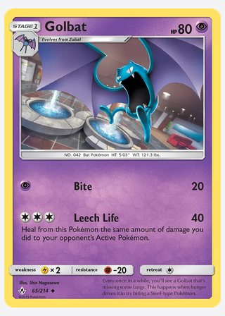 Golbat — catalogusbeeld