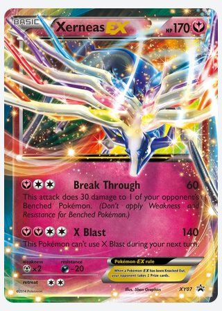 Xerneas EX — catalogusbeeld