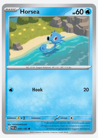 Horsea — catalogusbeeld