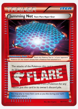 Jamming Net Team Flare Hyper Gear — catalogusbeeld