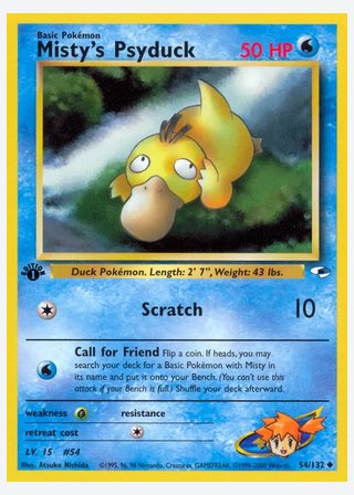 Misty's Psyduck — catalogusbeeld