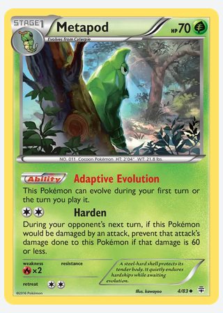 Metapod — catalogusbeeld