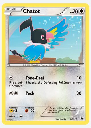 Chatot — catalogusbeeld