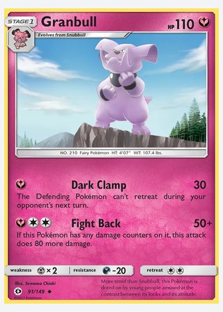 Granbull — catalogusbeeld