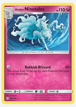 Alolan Ninetales — catalogusbeeld