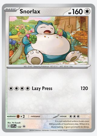 Snorlax — catalogusbeeld