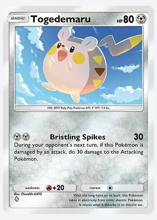Togedemaru — catalogusbeeld