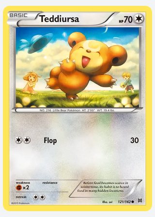 Teddiursa — catalogusbeeld