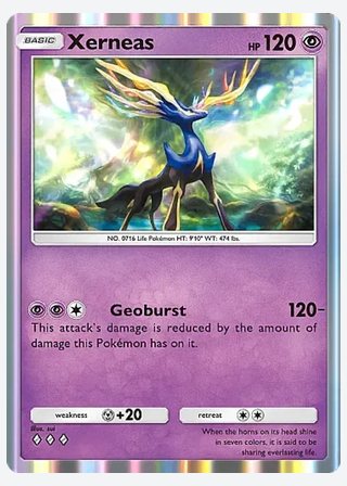 Xerneas — catalogusbeeld