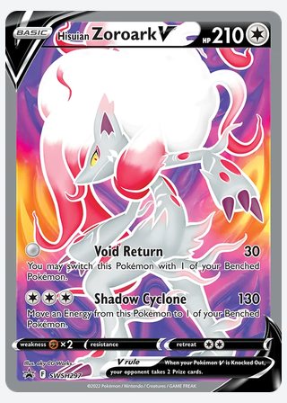 Hisuian Zoroark V — catalogusbeeld