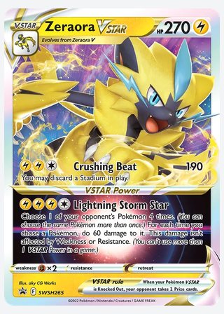 Zeraora VSTAR — catalogusbeeld