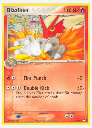 Blaziken — catalogusbeeld