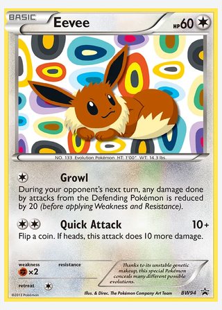Eevee — catalogusbeeld