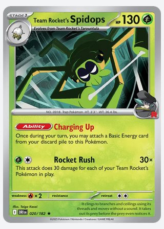 Team Rocket's Spidops — catalogusbeeld