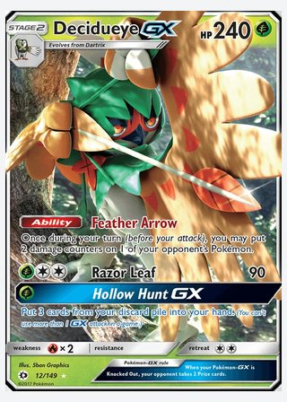 Decidueye GX — catalogusbeeld