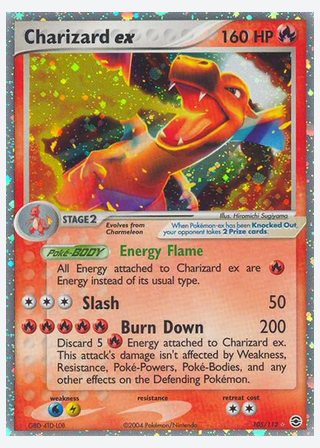 Charizard ex — catalogusbeeld