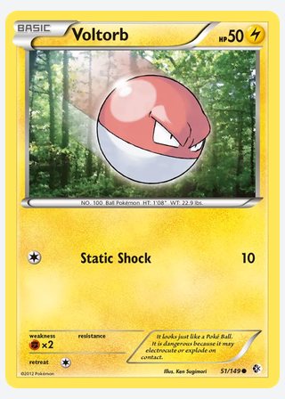 Voltorb — catalogusbeeld