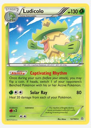 Ludicolo — catalogusbeeld
