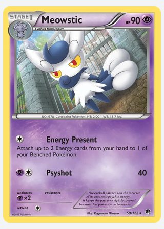 Meowstic — catalogusbeeld