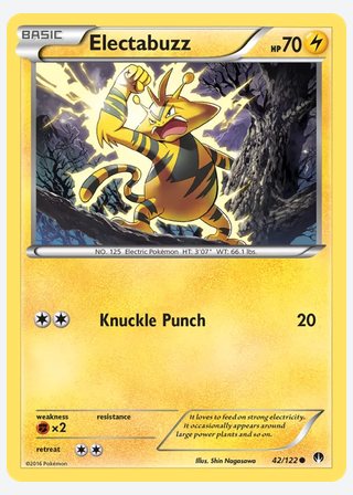 Electabuzz — catalogusbeeld