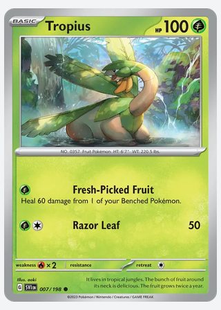 Tropius — catalogusbeeld