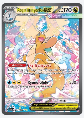 Mega Dragonite ex — catalogusbeeld