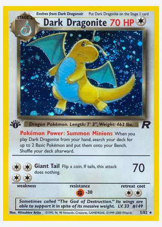 Dark Dragonite — catalogusbeeld