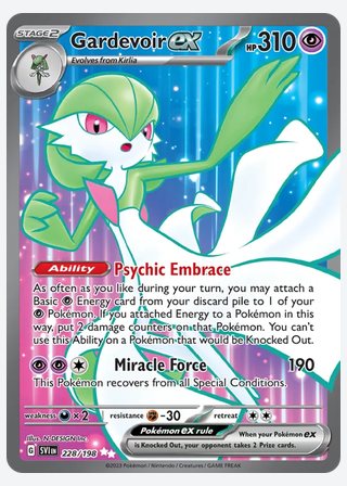 Gardevoir ex — catalogusbeeld