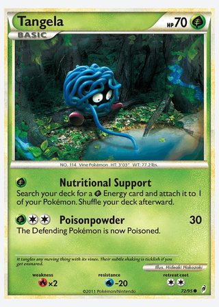 Tangela — catalogusbeeld