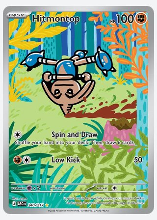 Hitmontop — catalogusbeeld