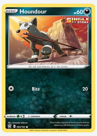 Houndour — catalogusbeeld