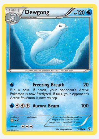 Dewgong — catalogusbeeld