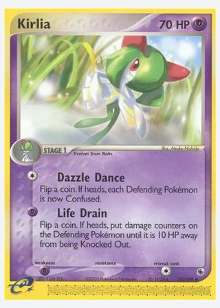 Kirlia — catalogusbeeld