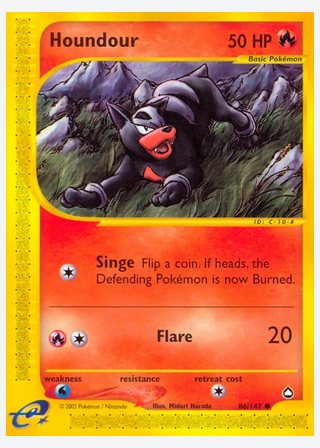 Houndour — catalogusbeeld