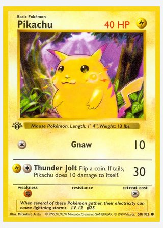Pikachu — catalogusbeeld